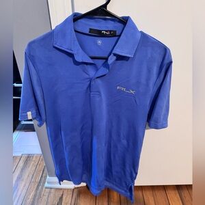 Men's Blue Polo Shirt golf RLX